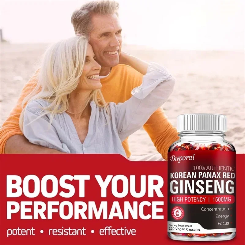 Cápsulas de ginseng Panax rojo - Ginger Tea reseña y precio