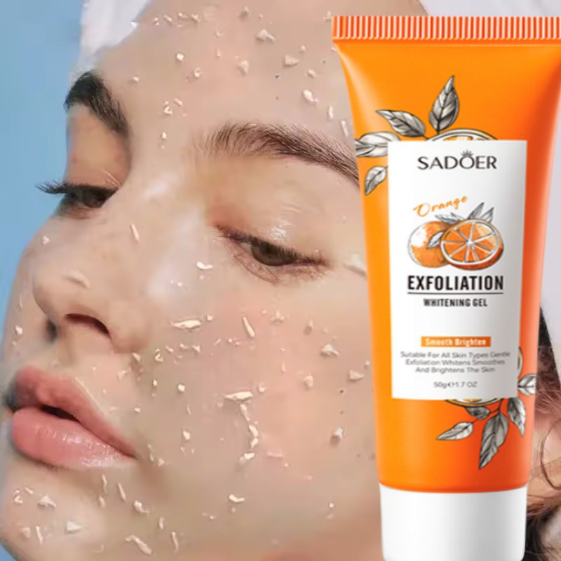 Gel exfoliante de color naranj - Echinacea reseña y precio