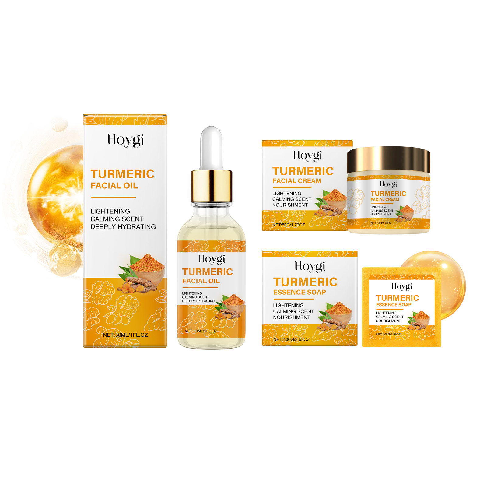Juego de cuidado de la piel de - Turmeric reseña y precio